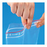 Sachet plastique zip transparent 60 microns raja 25x40 cm