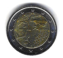 Monnaie 2 euros commémorative espagne erasmus 2022