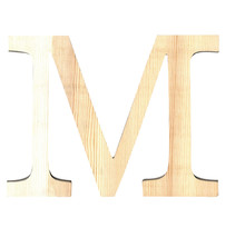 Alphabet en bois 11 5cm lettre m