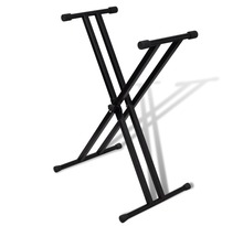 Support de clavier réglable double barre en X