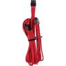 CORSAIR Premium Individually Sleeved Split PCIe cable (2 connectors), Type 4 (Generation 4), RED (CP-8920251)