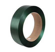 1x feuillard polyester haute résistance vert - 12,5 x 0,6 mm x 2500 m x ø 406 mm