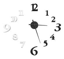 Vidaxl horloge murale 3d design moderne noir et blanc 100 cm xxl