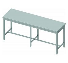 Table inox professionnelle centrale - profondeur 800 - stalgast - 2000x800 x800xmm
