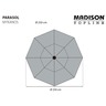 Madison Parasol Mykanos 250 cm écru