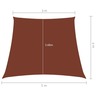 Vidaxl voile de parasol tissu oxford trapèze 4/5x3 m terre cuite