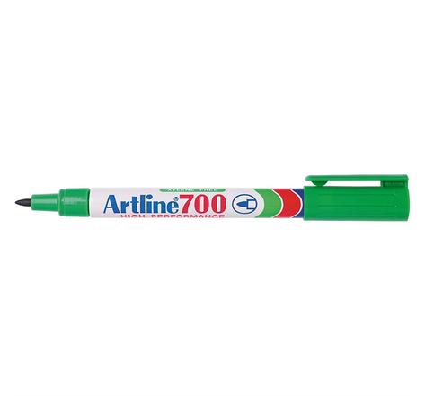 Marqueur '700' permanent indélébile pointe conique 0,7 mm vert ARTLINE