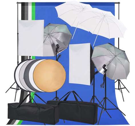 Vidaxl kit d'éclairage de studio photo