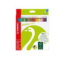 Lot de 24 crayons de couleur GREENcolors certifiés FSC STABILO