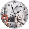 Vidaxl horloge murale vintage marilyn monroe 30 cm