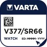 Blister de 1 Pile oxyde argent 'Watch' V377 (SR66) SR626SW 1,55 Volt VARTA