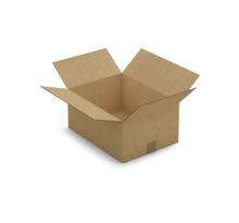 Caisse carton brune simple cannelure RAJA 39x29x18 cm (colis de 20)