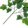 Vidaxl 10 pièces feuilles artificielles de raisin vert 70 cm
