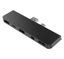 HYPER HyperDrive DUO 7-en-2 pour MacBook Pro - Ports : HDMI 4K60Hz - USB-C 40 Gbit / s 100 W PD - Gris sidéral