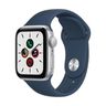 Montre connectée Apple Watch SE GPS 2021 - 40mm - Boitier Silver Aluminium - Bracelet Sport Abyss Blue