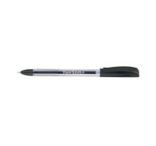 Jiffy - stylo bille encre gel à capuchon pointe fine (0,5 mm) - Encre noire (boîte 12 unités)