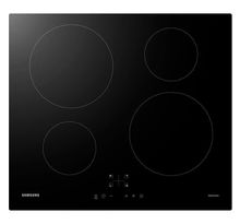 Table de cuisson induction SAMSUNG - 4 zones - L59 x P57 cm - NZ64M3NM1BB/UR - 7200 W - Revêtement verre - Noir