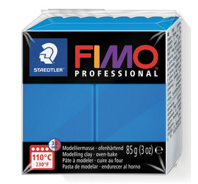 Neuf Pâte Fimo Professional Bleu Pur 300 85gr 