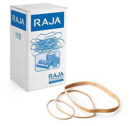 Bracelet élastique caoutchouc RAJA 5x50 mm (colis de 2400) (colis de 2)