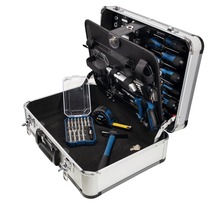 Scheppach kit d'outils 101 pcs tb150 avec mallette en aluminium