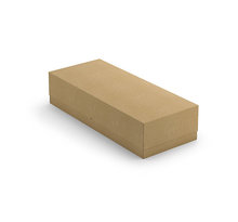 Caisse carton télescopique simple cannelure à montage instantané 120x50x20/35 cm (colis de 5)