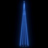vidaXL Sapin de Noël cône 752 LED bleues Décoration 160x500 cm