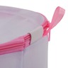 Vidaxl ensemble de 3 sacs à linge en filet blanc et rose
