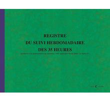 Registre du Suivi Hebdomadaire du Temps de Travail 108 pages format 240 x 320 ELVE