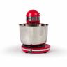 Robot pâtissier multifonction LIVOO DOP137R - Rouge - Bol acier inoxydable 3 L - 6 vitesses - Fouet métallique et crochet