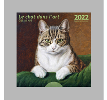 Calendrier 2022 mural 30x30 cm Le Chat dans l'Art