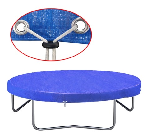vidaXL Housse de trampoline PE 300 cm 90 g/m²