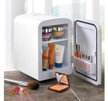YOGHI Mini Réfrigérateur 4 L Cosmétiques versatile et silencieux - 40W - Blanc