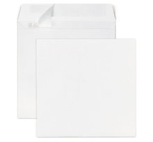 Lot de 250: Enveloppe carrée vélin extra-blanc auto-adhésive sans fenêtre 120g/m² 220x220 mm