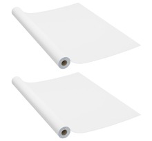 Vidaxl films autoadhésifs pour meubles 2 pcs blanc 500x90 cm pvc