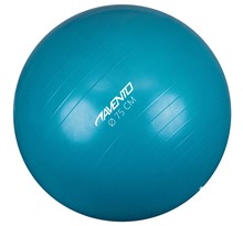 Avento ballon de fitness/d'exercice diamètre 75 cm bleu