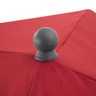 Tectake Parasol VANESSA 200 x 125 cm - rouge bordeaux