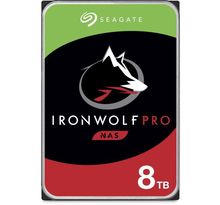SEAGATE - Disque dur Interne - NAS IronWolf Pro - 8To - 7200 tr/min - 3.5 (ST8000NE001)
