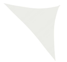Vidaxl voile d'ombrage 160 g/m² blanc 2,5x2,5x3,5 m pehd