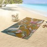 Good morning serviette de plage sarenza 100x180 cm ocre