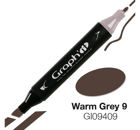 Marqueur à l'alcool Graph'it 9409 Warm Grey 9
