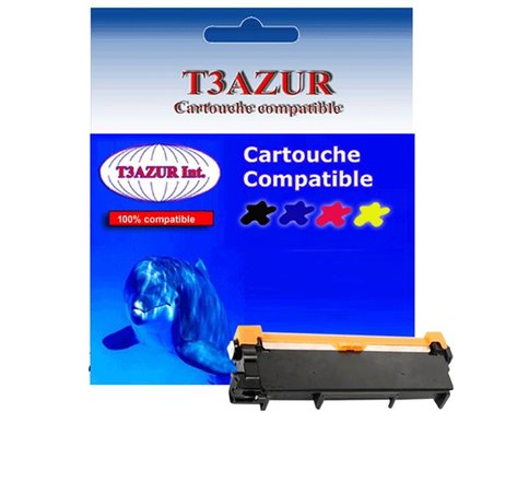 Toner compatible avec TN2320 pour Brother MFC L2720DW, MFC L2740DW - 2 600 pages - T3AZUR