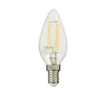 Ampoule à filament led flamme  culot e14  4w cons. (40w eq.)  lumière blanc neutre
