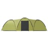 vidaXL Tente igloo de camping 650x240x190 cm 8 personnes Vert