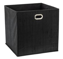 Boîte de rangement/tiroir pour meuble 31x31 cm - Bambou Noir