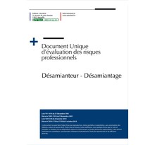 Document unique d'évaluation des risques professionnels métier (Pré-rempli) :  Désamianteur - Désamiantage - Version 2022 i
