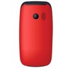 Téléphone portable senior à clapet mm817 rouge, maxcom