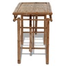 vidaXL Table pliable de jardin 120x50x77 cm Bambou