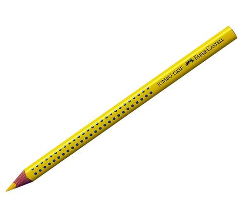 Crayons couleur JUMBO GRIP, Jaune cadmium FABER-CASTELL