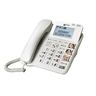 GEEMARC CL595 Téléphone fixe seniors amplifié, grosses touches avec photos et boutons SOS
