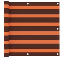 Vidaxl écran de balcon orange et marron 90x600 cm tissu oxford